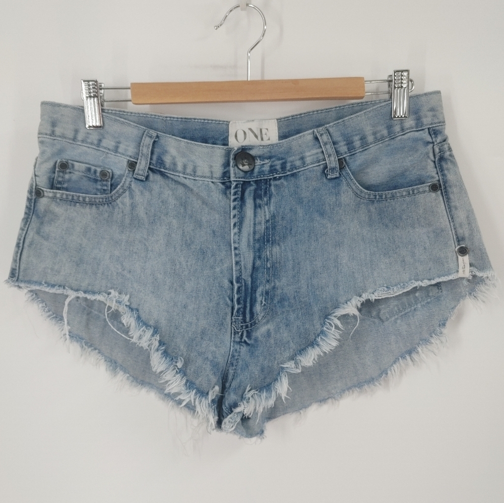 One Teaspoon Rollers Denim Shorts